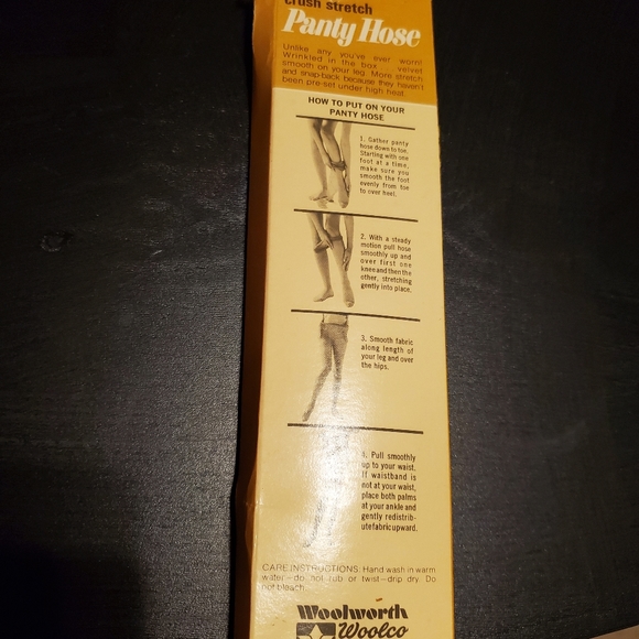 ✨️💃✨️Pantyhose from the Woolworth. One size. Vintage. Never opened. Movie prop✨ - Picture 5 of 5